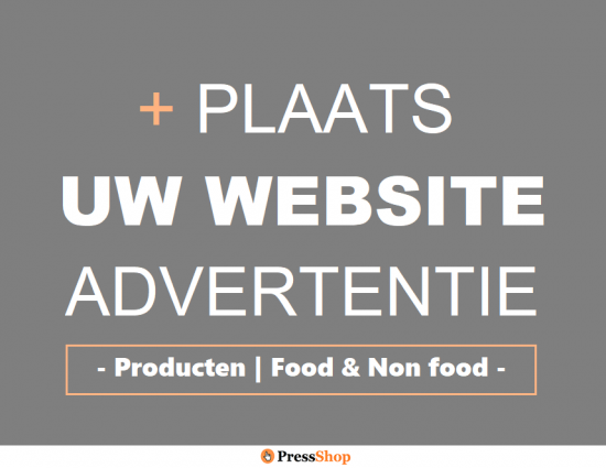 Website adverteren  producten food en non food